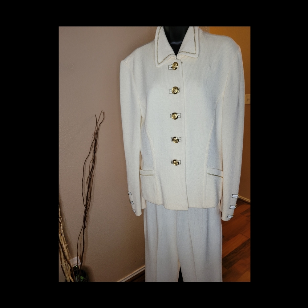 St. Johns collection knit pants set vintage
